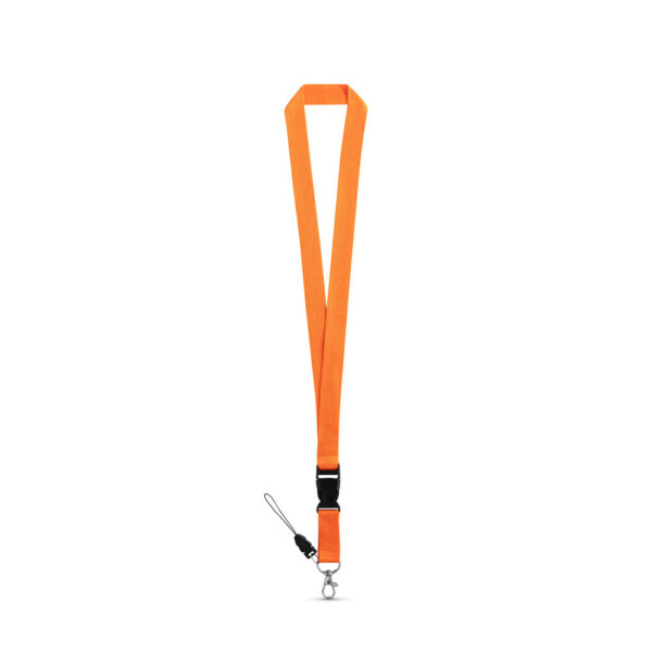 ANQUETIL. Lanyard em poliéster com mosquetão em metal - Image 8