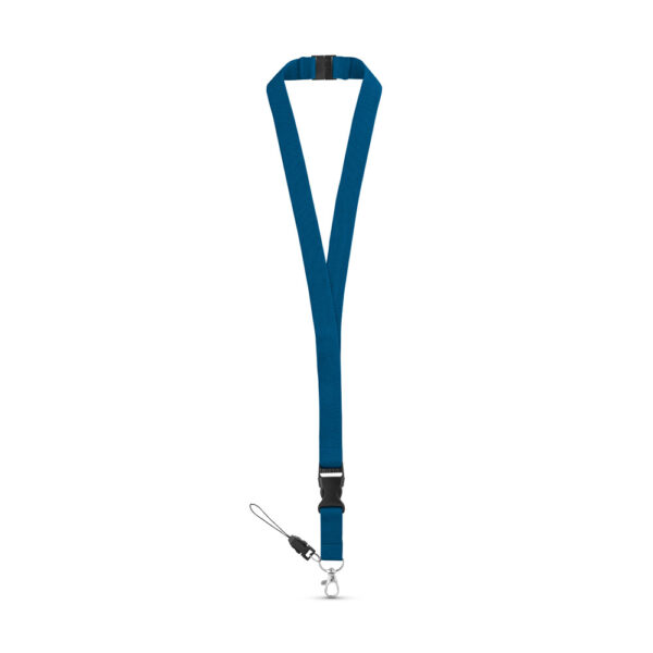 MURRAY. Lanyard em poliéster com mosquetão em meta - Image 2