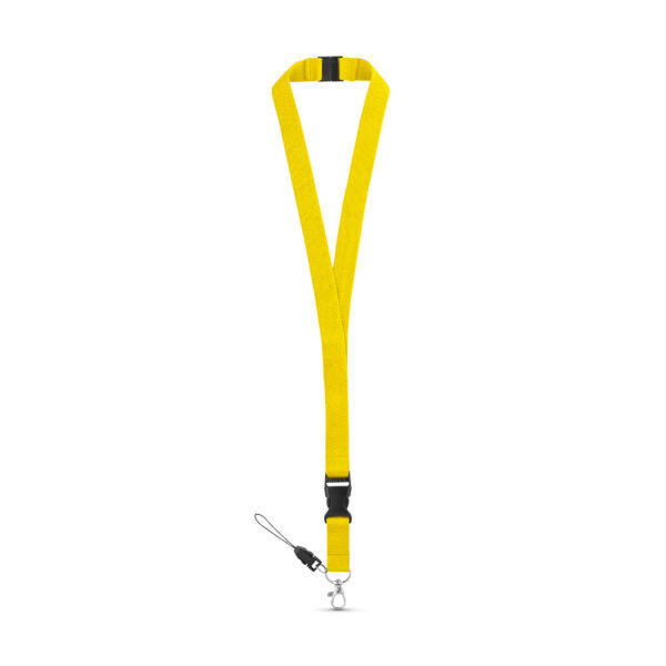 MURRAY. Lanyard em poliéster com mosquetão em meta - Image 5