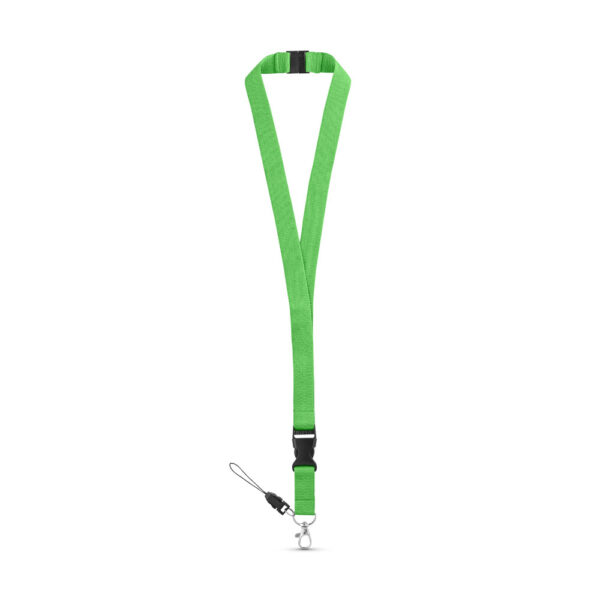 MURRAY. Lanyard em poliéster com mosquetão em meta - Image 6