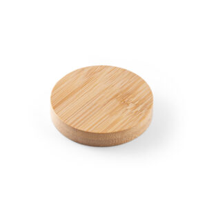 AMCHUR. Base para copos em bambu com descapsulador