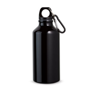 LANDSCAPE S. Garrafa de desporto em alumínio com mosquetão 400 mL