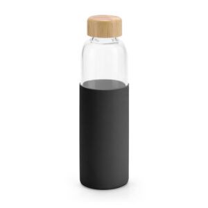 DAKAR. Garrafa em vidro borossilicato e bambu 600 mL