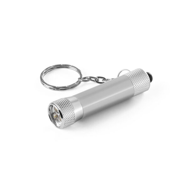 RE-LERGAN. Porta-chaves em alumínio (92% reciclado) com lanterna de 3 luzes LEDs - Image 5