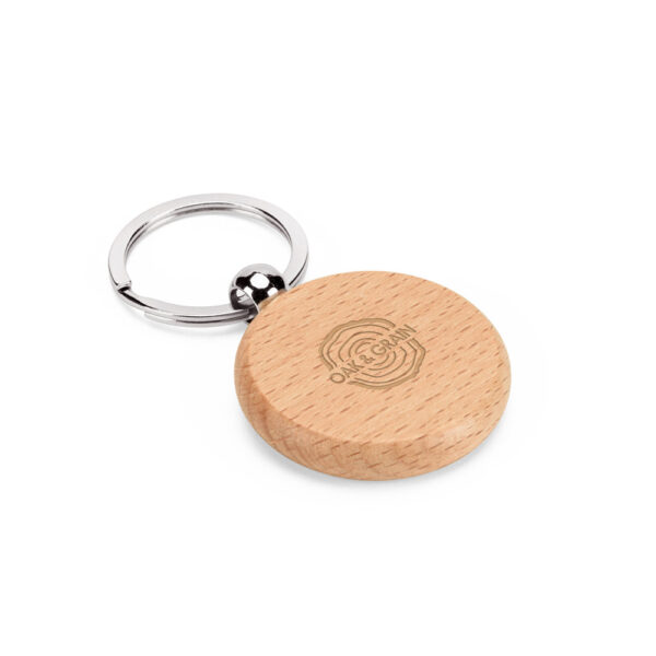 STEWIE ROUND. Porta-chaves redondo em madeira de faia - Image 2