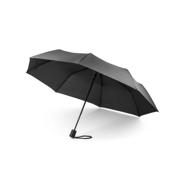 CIMONE. Guarda-chuva em poliéster reciclado (100% rPET) 190T pongee dobrável com abertura automática