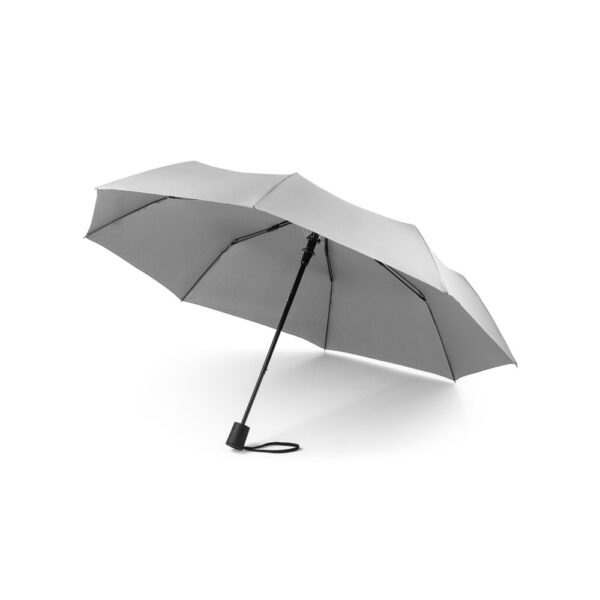 CIMONE. Guarda-chuva em poliéster reciclado (100% rPET) 190T pongee dobrável com abertura automática - Image 3