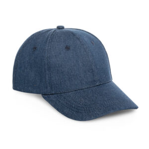 PHOEBE. Boné em denim, algodão e poliéster (300 g/m²)