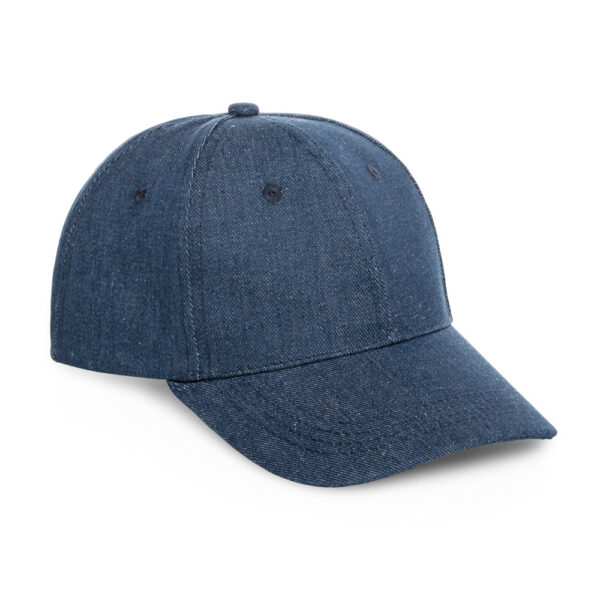 PHOEBE. Boné em denim, algodão e poliéster (300 g/m²)