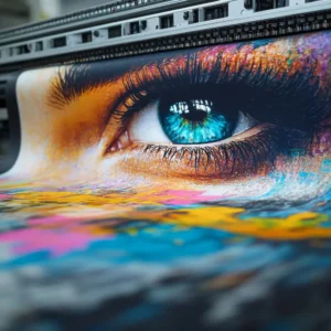 Impressão de DTF UV | 28 cm de largura