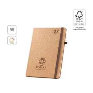 POMAR B5. Agenda em cortiça