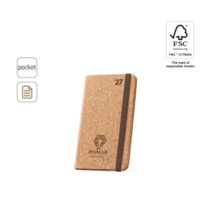 POMAR POCKET. Agenda em cortiça