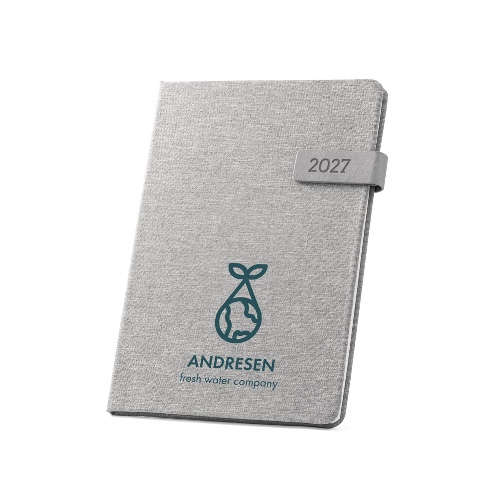 ANDRESEN B5. Agenda em poliéster reciclado (100% rPET) - Image 3
