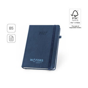 WATERS B5. Agenda B5 em PU à base de água