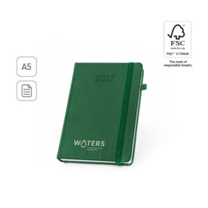 WATERS A5. Agenda A5 em PU à base de água