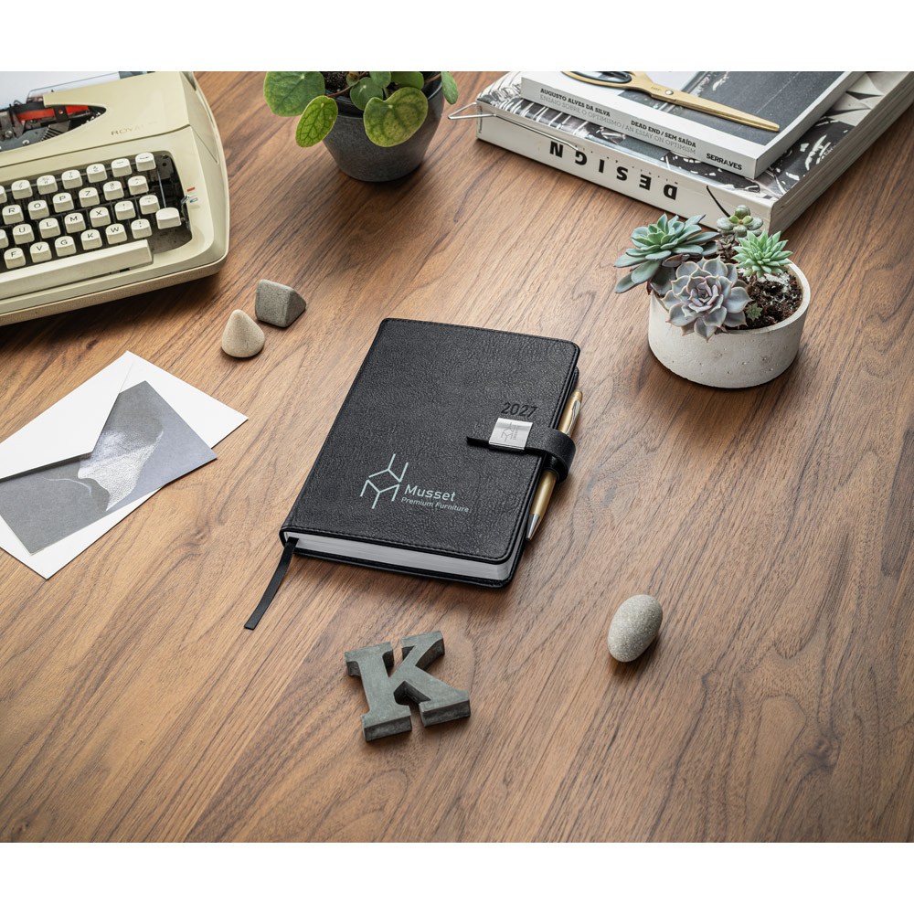 MUSSET A5. Agenda A5 em PU (58% reciclado) - Image 3